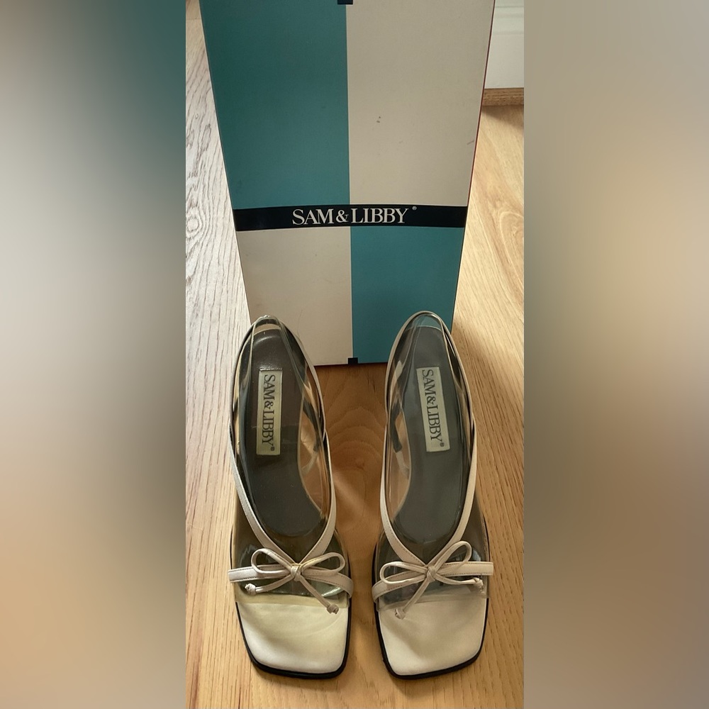 Sam & Libby Cream Heels